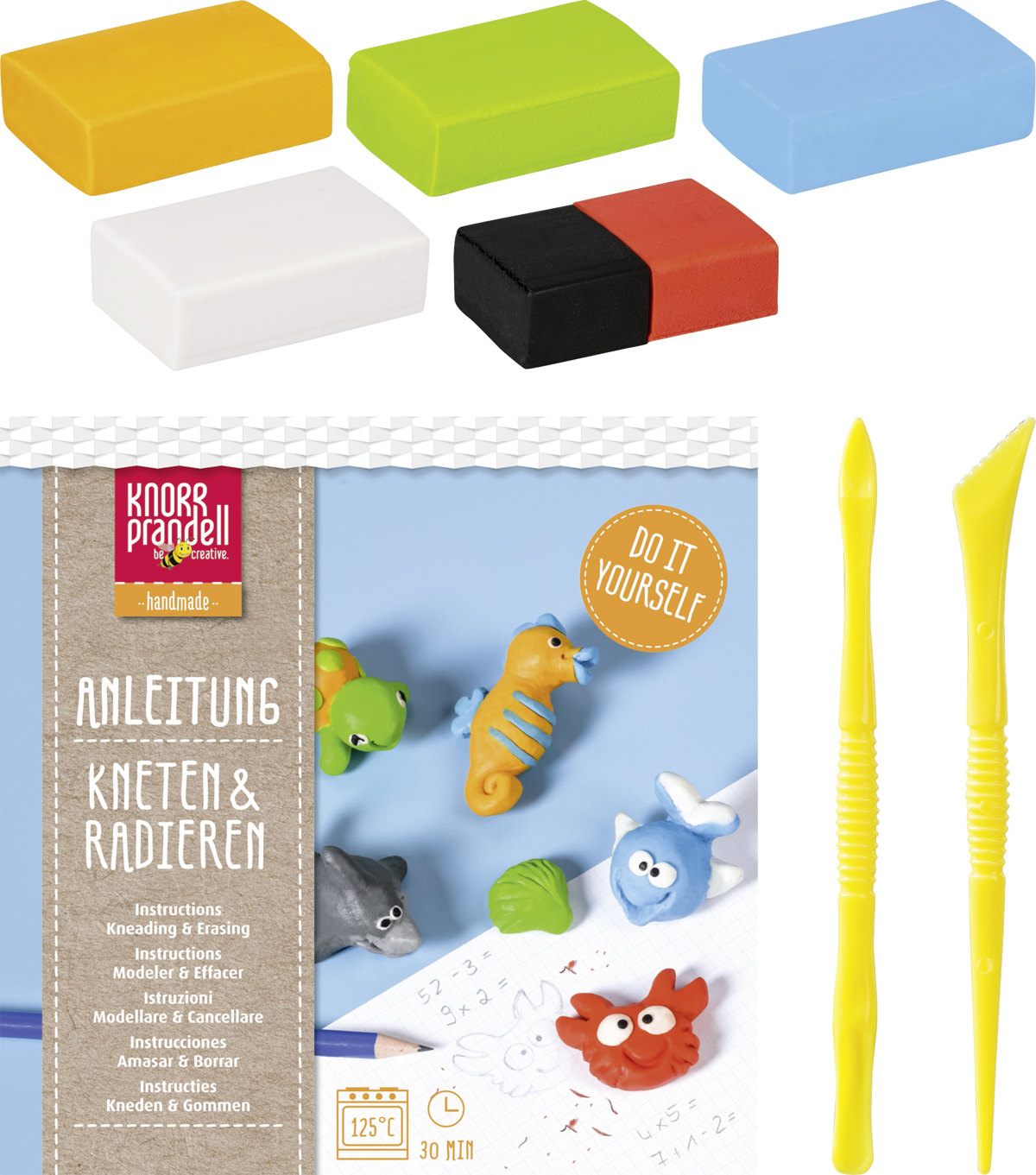 Plasticine + gum knutselset Seaworld